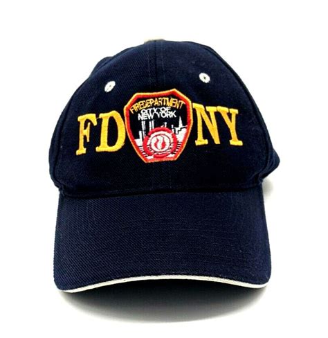 fdny baseball cap navy blue